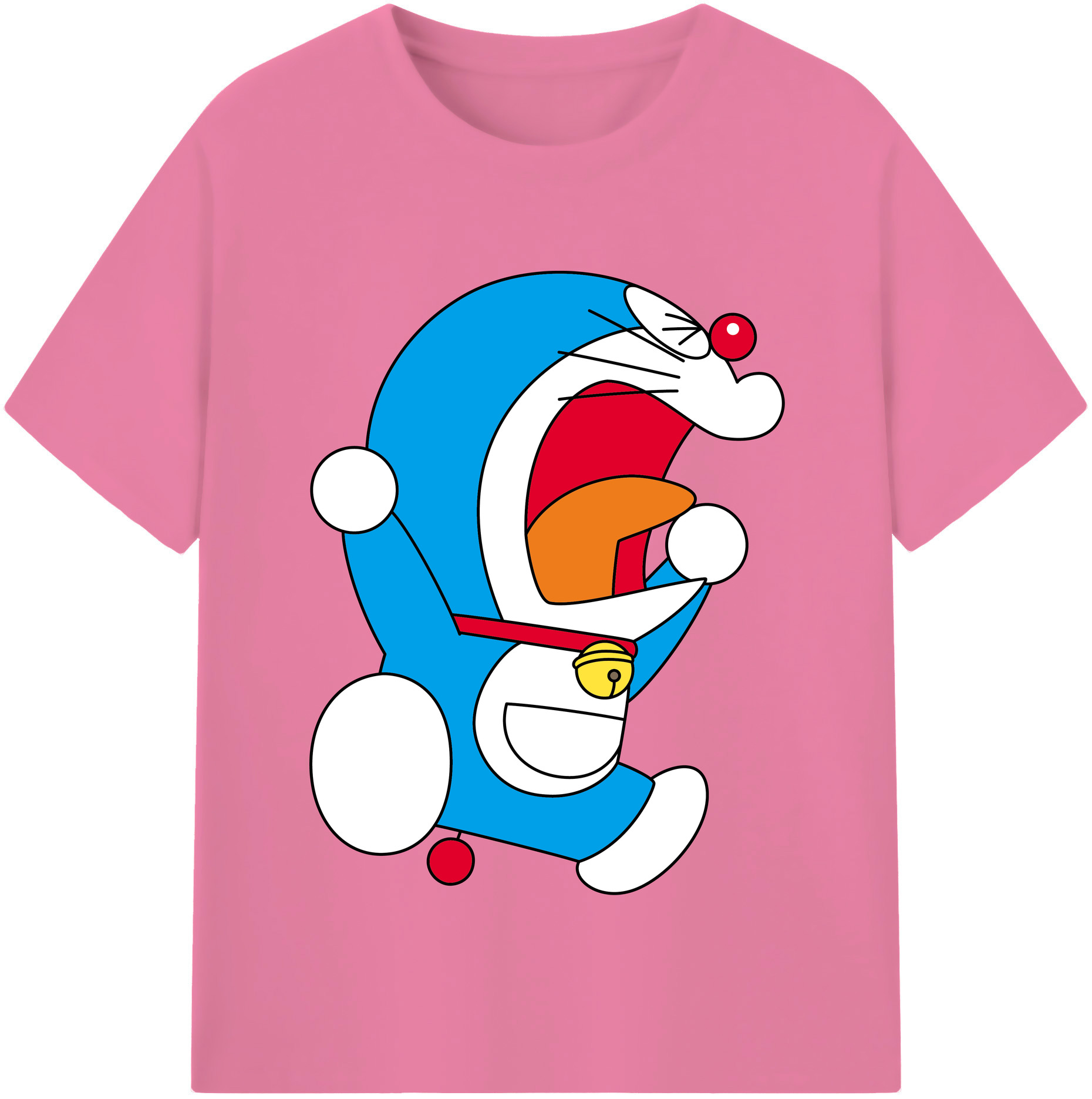 （画像用） ドラえもん Doraemon 綿100％半袖Tシャツ（フロントプリント）